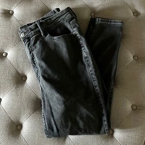 Faded Black Denim Jeans